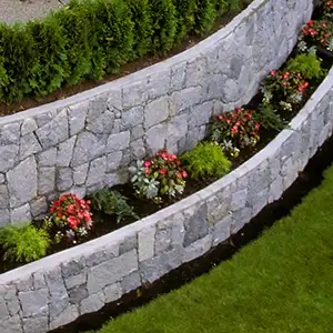 Landscape Retaining Wall patio landscaping in ohio