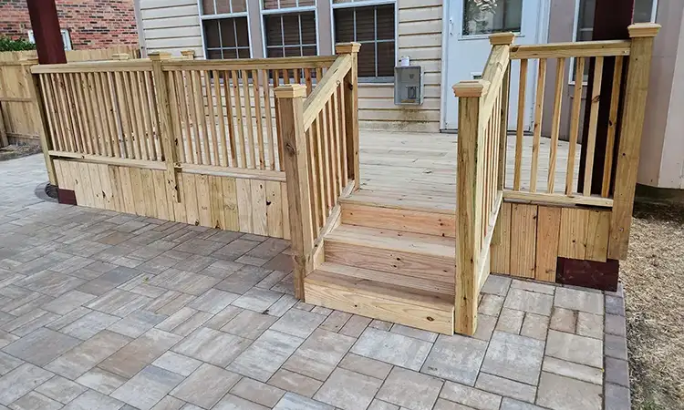 Landscaping Deck low-maintenance landscaping