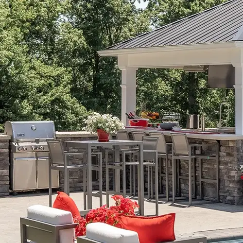 Outdoor Kitchen Pavilion And Grill outdoor kitchen design