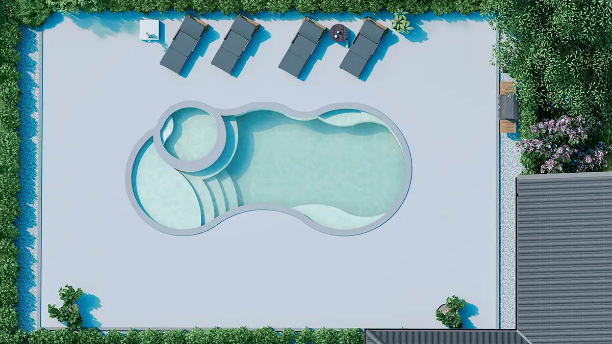 Inground Fiberglass Pool I S Sandstone pool installation