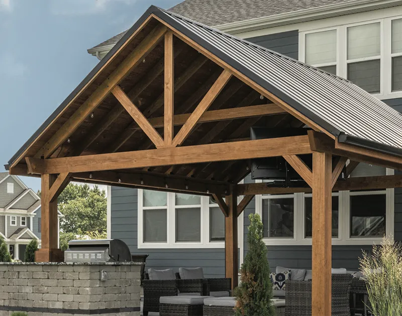 Breckenridge Wood Pavilion outdoor pavilions