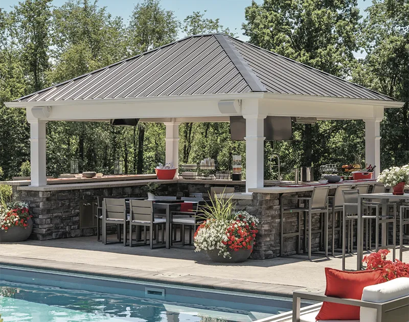 Victoria Vinyl Pavilion outdoor pavilions