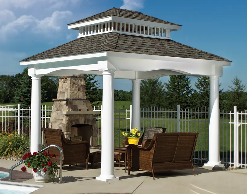 Victoria Vinyl Pavilion outdoor pavilions