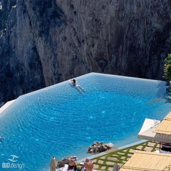 BioPool overlooking canyon Biopool Overlooking Canyon biodesign pools