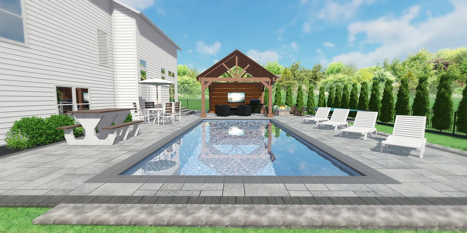 Delaware outdoor living destination 3D Design Delaware Outdoor Living Destination D Design farmhouse patio